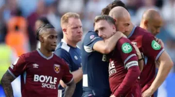 هبوط وست هام رغم فوزه على ليدز 3-0: مأساة “إمبراطورية” من قمة كرة القدم الأوروبية.